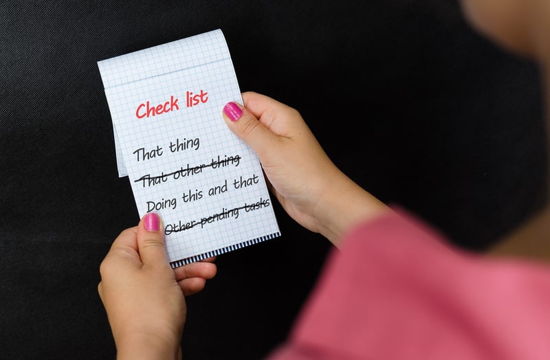 Iterative Design Checklist